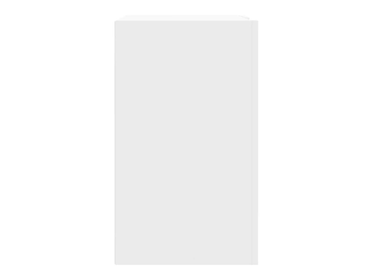 Armário de parede 75x35x60 cm derivados de madeira branco