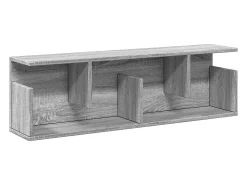 Armário de parede 100x20x30 cm deriv. madeira cinzento sonoma