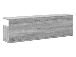 Armário de parede 100x20x30 cm deriv. madeira cinzento sonoma