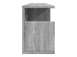 Armário de parede 100x20x30 cm deriv. madeira cinzento sonoma
