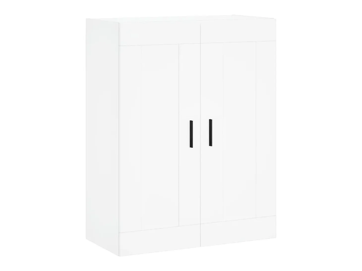Armário de parede 69,5x34x90 cm derivados de madeira branco