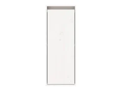 Armário de parede 30x30x80 cm madeira de pinho maciça branco