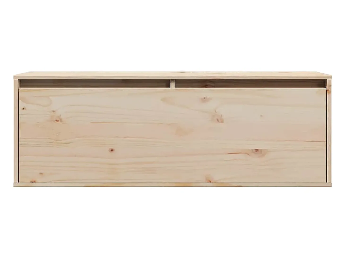 Armário de parede 100x30x35 cm madeira de pinho maciça