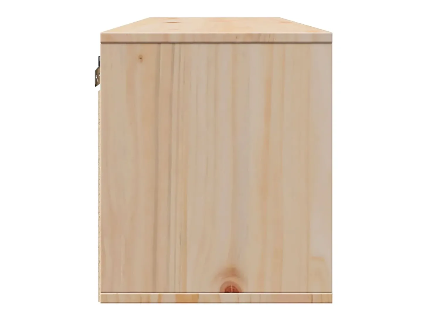 Armário de parede 100x30x35 cm madeira de pinho maciça
