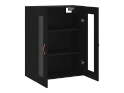Armário de parede 69,5x34x90 cm preto