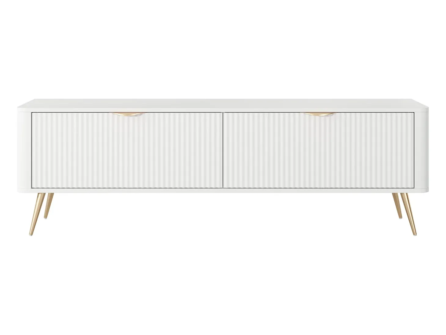 Armário de TV: Branco, 163,2 x 38 x 51,2 cm