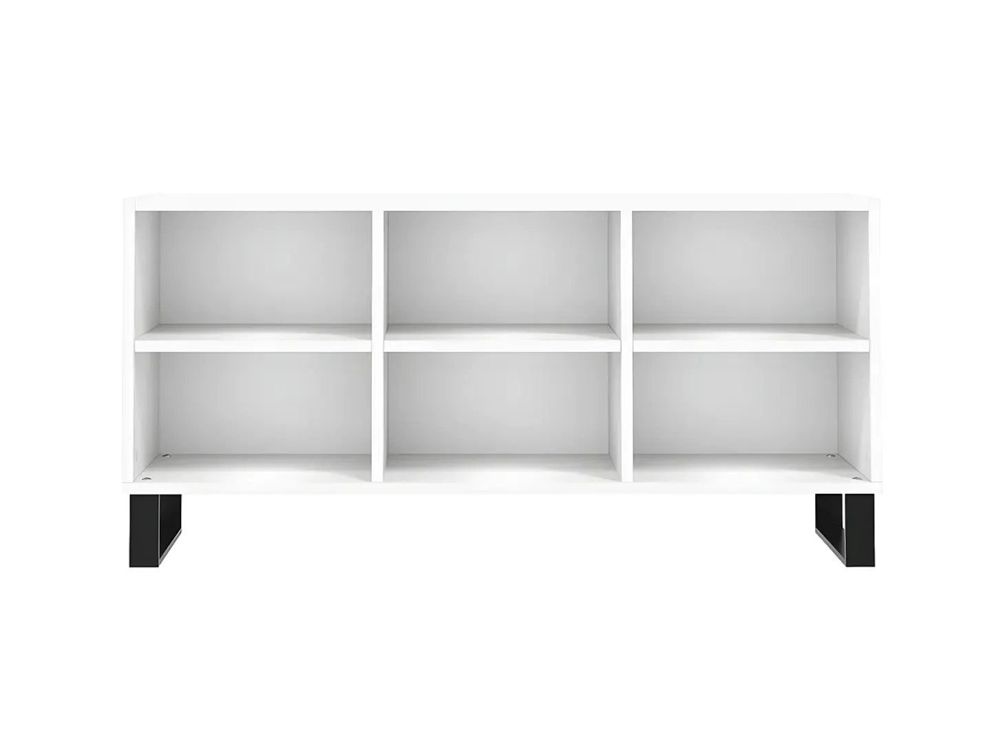 Armário de TV 103,5x30x50 cm derivados de madeira branco PT661395