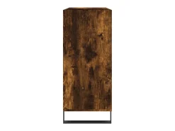Armário p/ discos 84,5x38x89 cm deriv. madeira carvalho fumado
