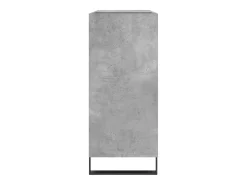 Armário p/ discos 84,5x38x89 cm derivados madeira cinza-cimento