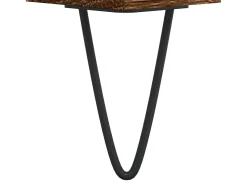 Armário p/ discos 85x38x48 cm deriv. madeira carvalho castanho