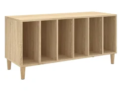Armário p/ discos 100x38x48cm derivados madeira carvalho sonoma