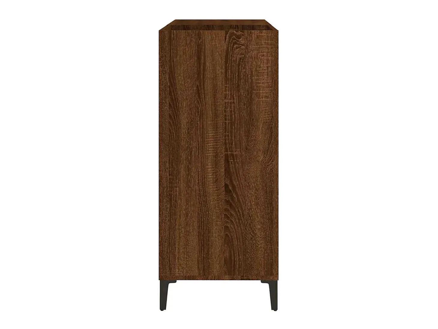 Armário p/ discos 84,5x38x89cm deriv. madeira carvalho castanho