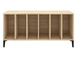 Armário p/ discos 100x38x48cm derivados madeira carvalho sonoma