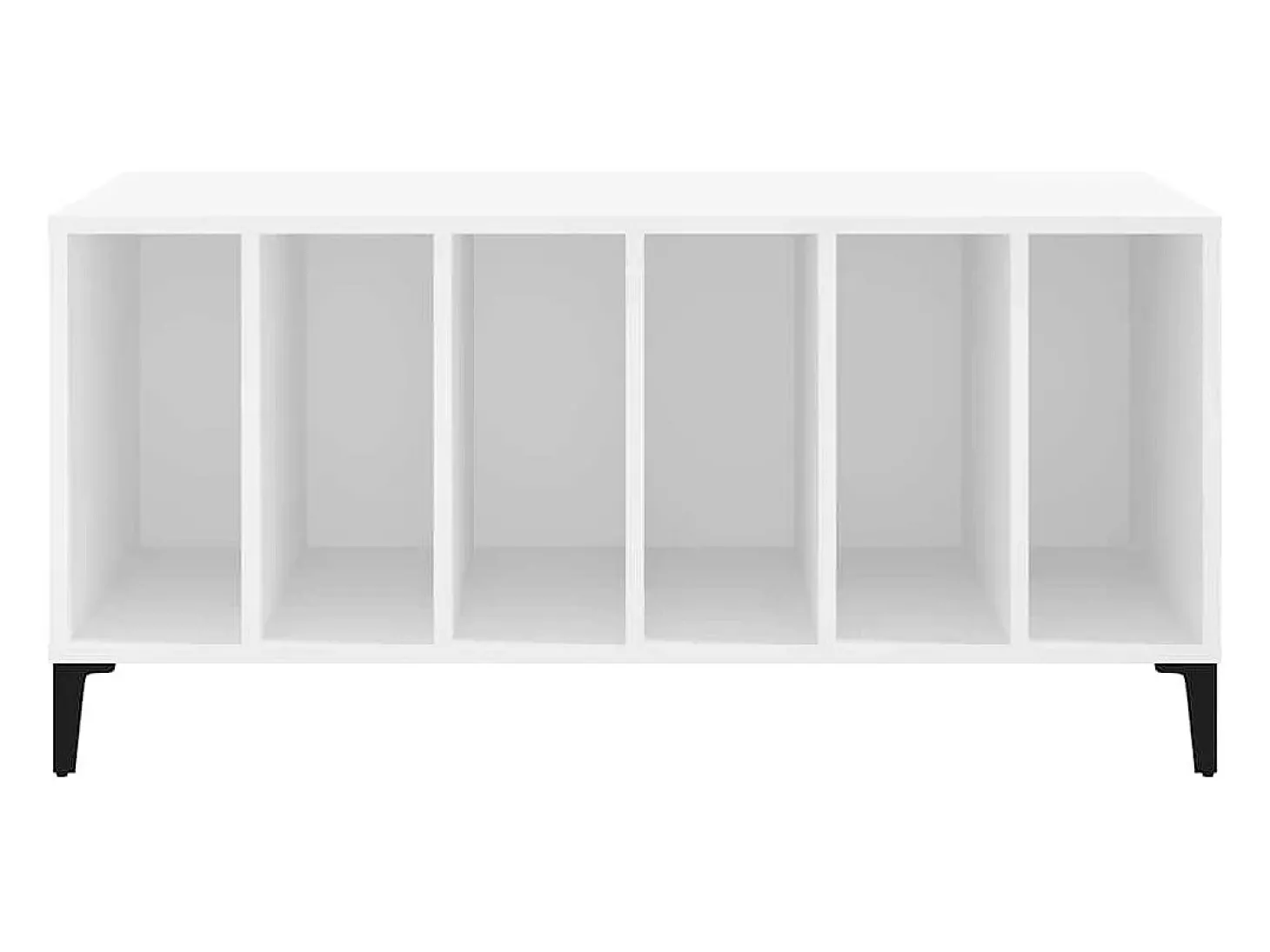 Armário para discos 100x38x48 cm derivados de madeira branco