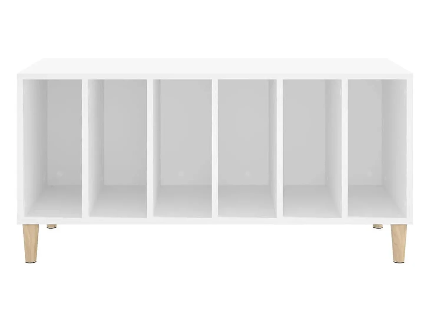 Armário para discos 100x38x48 cm derivados de madeira branco