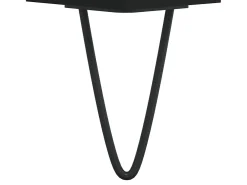 Armário para discos 84,5x38x89 cm derivados de madeira preto