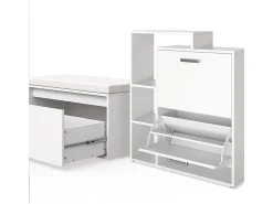 Armário para sapatos branco 80x39x90 orlando