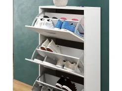 Armário para sapatos branco 59x22x105 gizmo