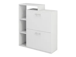 Armário para sapatos branco 80x24.5x90 tobias