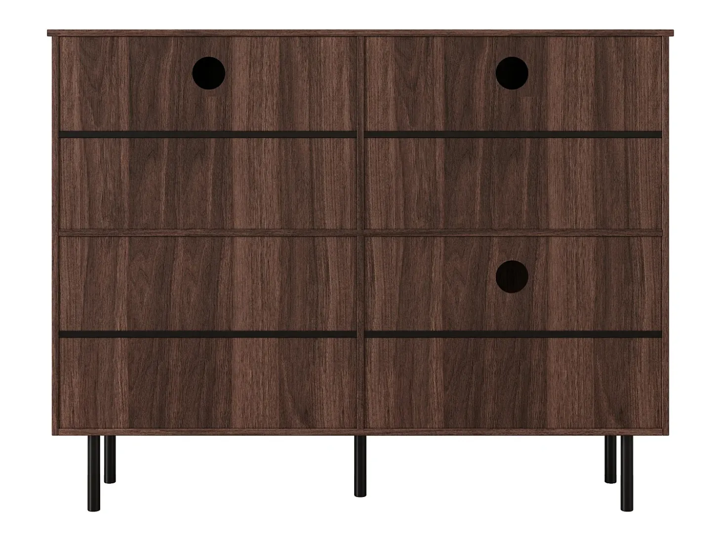 Armário para sapatos com quatro portas, espaço para guardar brinquedos para animais de estimação, cor nogueira