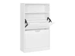 Armário para sapatos 60x24x102 cm branco