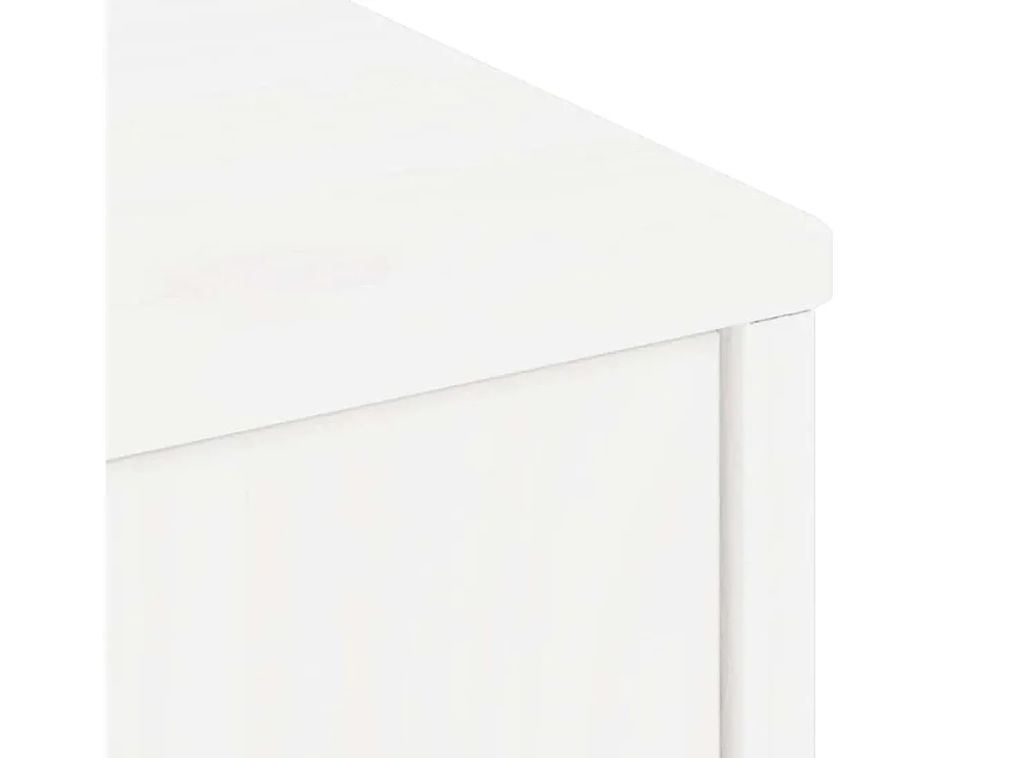 Armário para TV 79x24x40 cm Madeira maciça de pinho Branco
