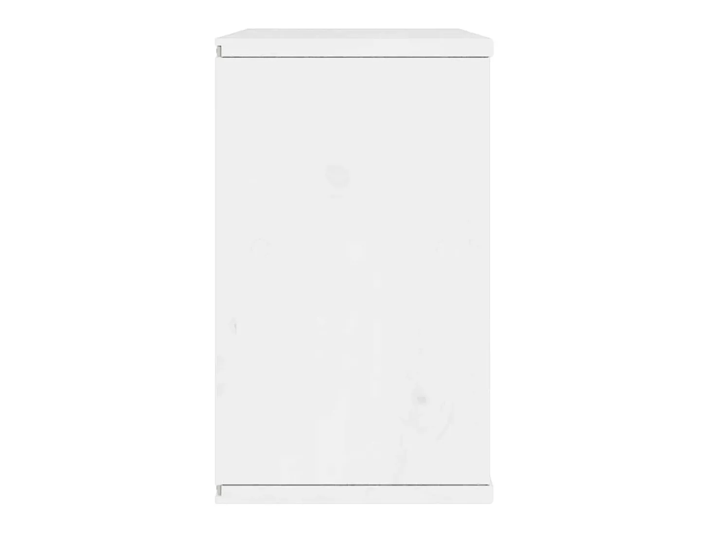 Armário para TV 79x24x40 cm Madeira maciça de pinho Branco