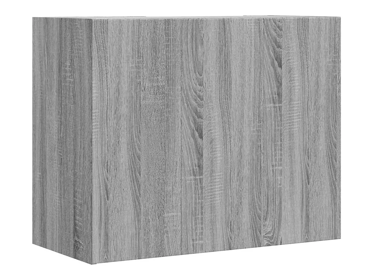 Armário parede 75x35x60 cm derivados de madeira cinzento sonoma