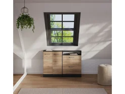 Armário sótão sonoma/antracite 120x46x81.6 rion