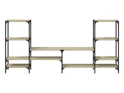 Armário TV 206,5x28,5x95cm derivados de madeira carvalho sonoma PT893459