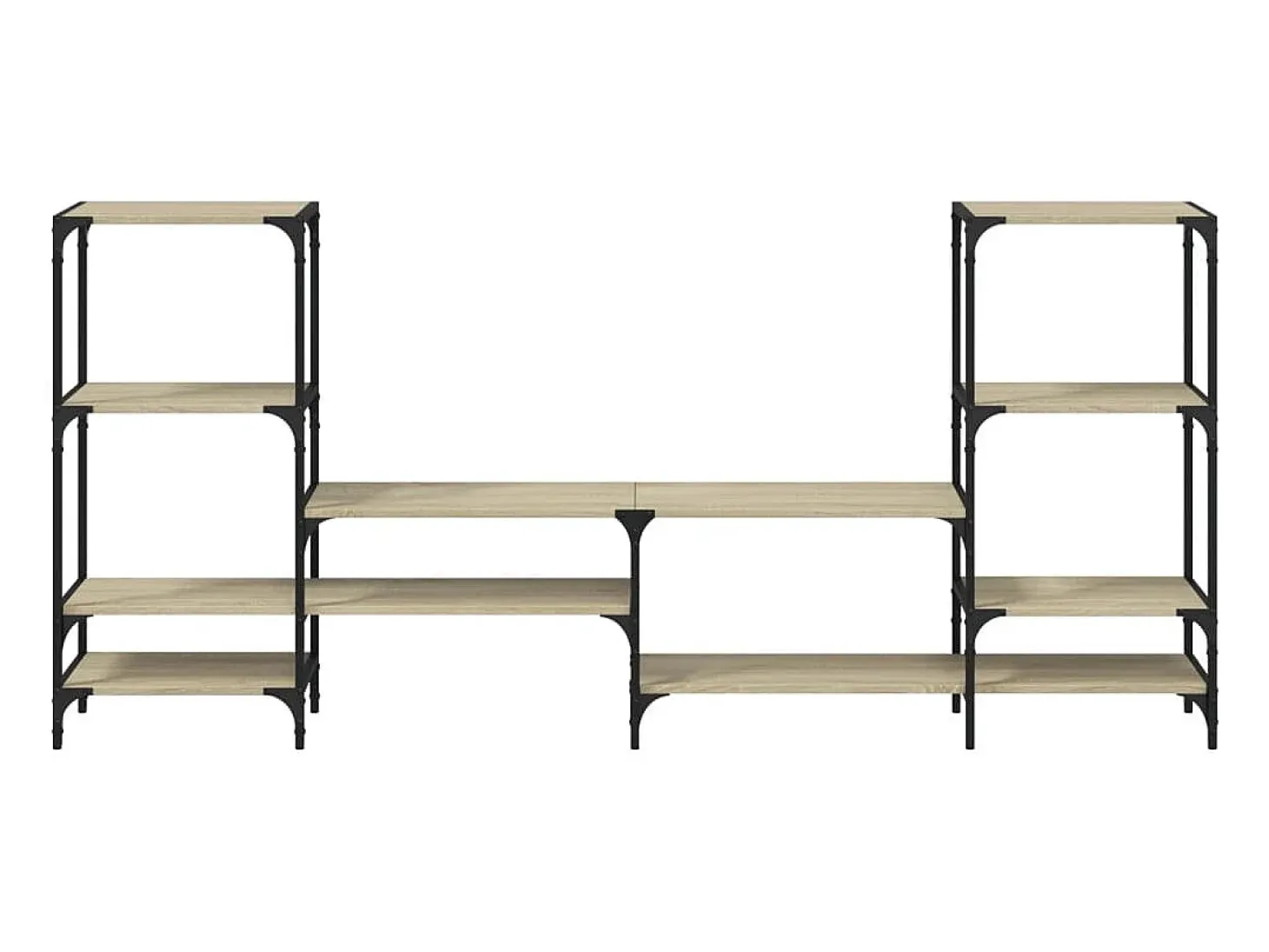 Armário TV 206,5x28,5x95cm derivados de madeira carvalho sonoma PT893459