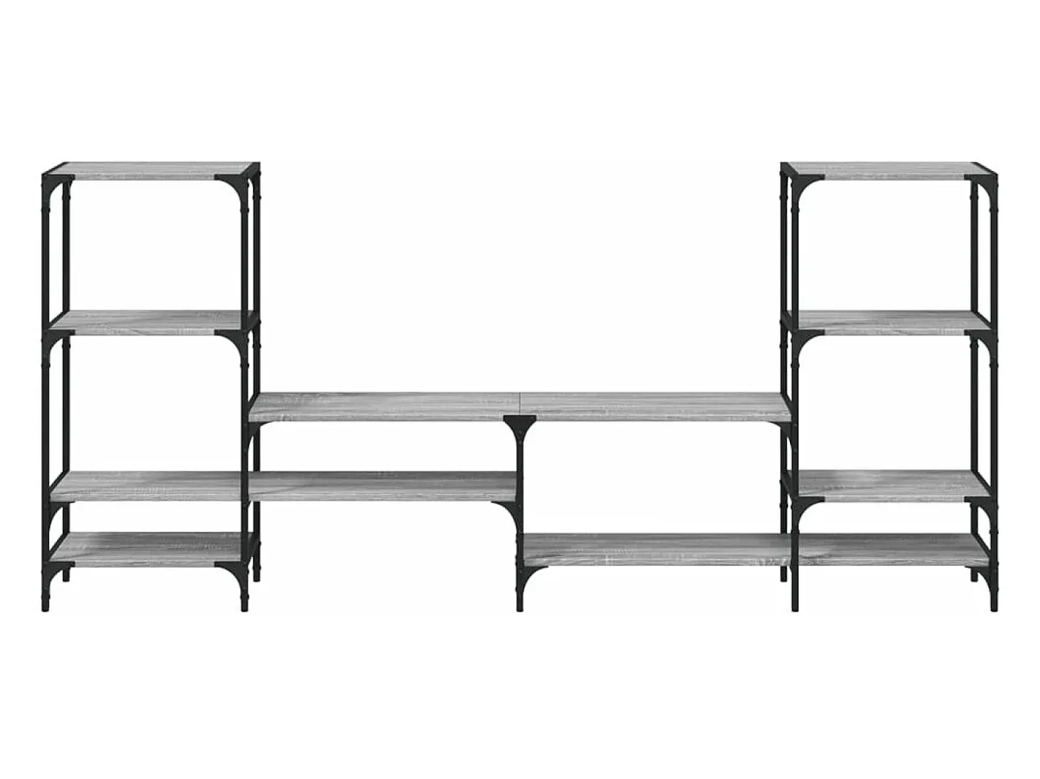 Armário TV 206,5x28,5x95cm derivados de madeira cinzento sonoma PT229340