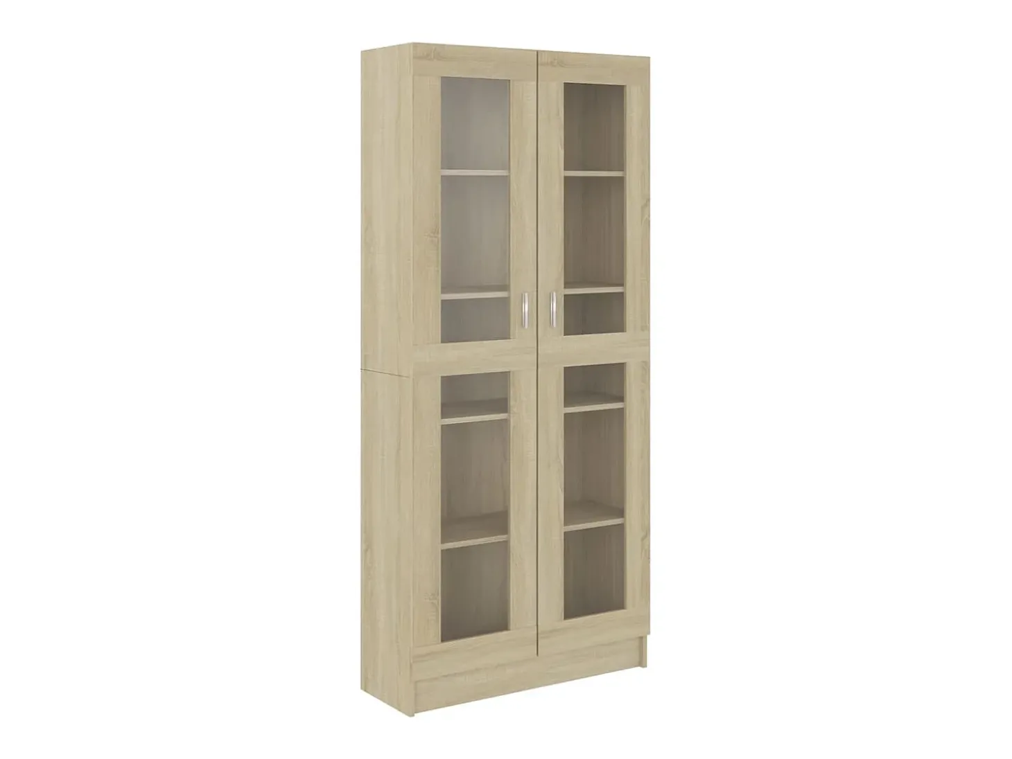 Armário vitrine derivados de madeira carvalho sonoma PT575814
