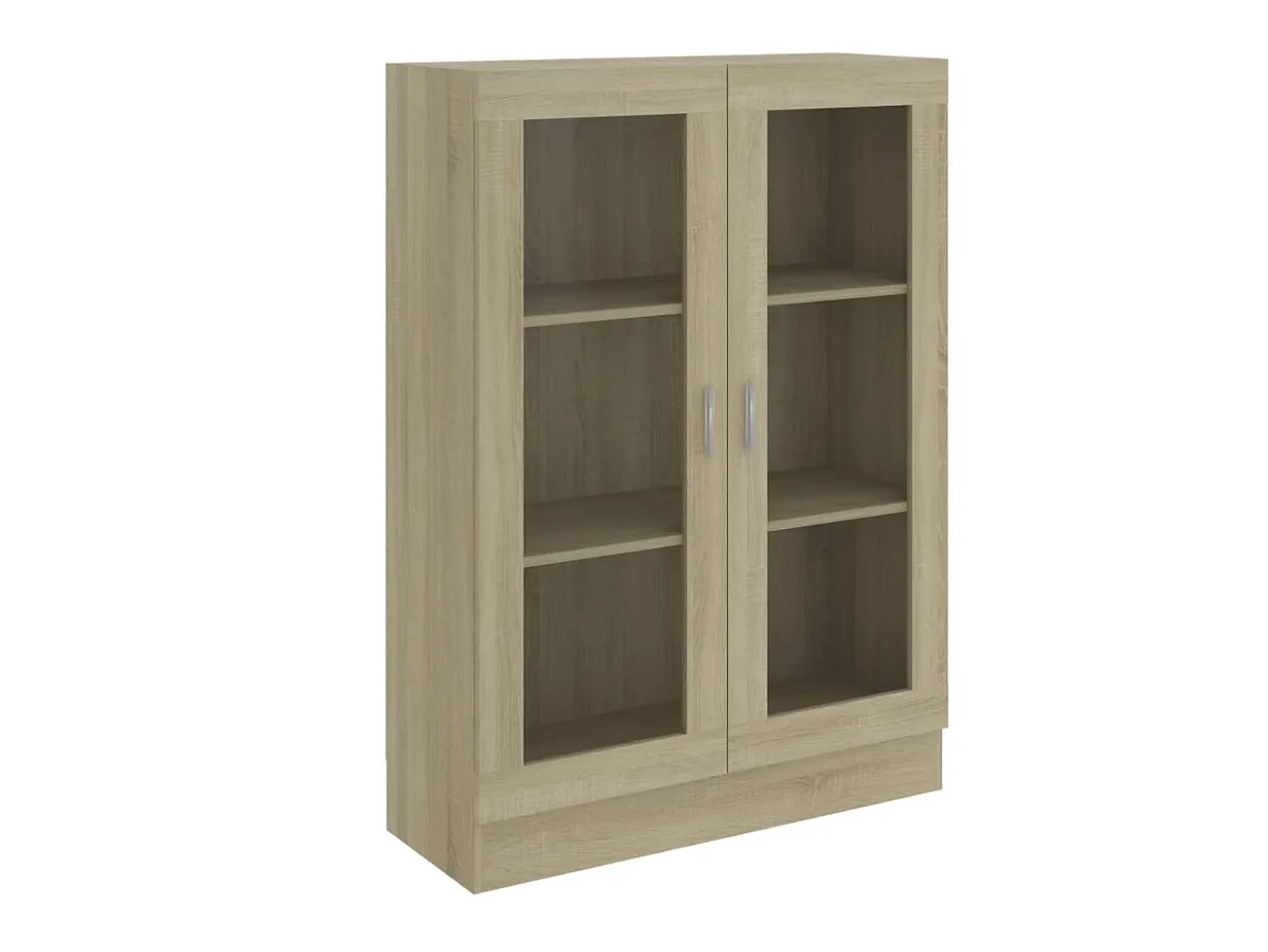Armário vitrine derivados de madeira carvalho sonoma PT183921