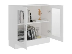 Armário vitrine 82,5x30,5x80 cm derivados de madeira branco PT465416