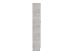 Armário vitrine 82,5x30,5x185,5cm derivados madeira cinzento