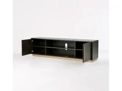 Armário 180x50x38 cm Preto Sevilha sev25-2