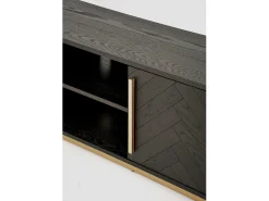 Armário 180x50x38 cm Preto Sevilha sev25-2