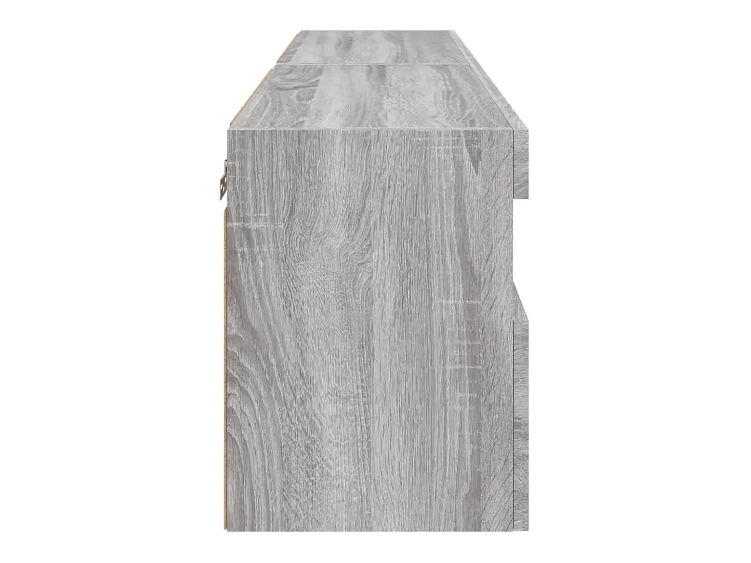 Armários de TV de parede prateleira multimídia aparador de TV sala de jantar sala de estar quarto e luzes LED 2 peças sonoma 60 x 30 x 40 cm cinza 02_0029152