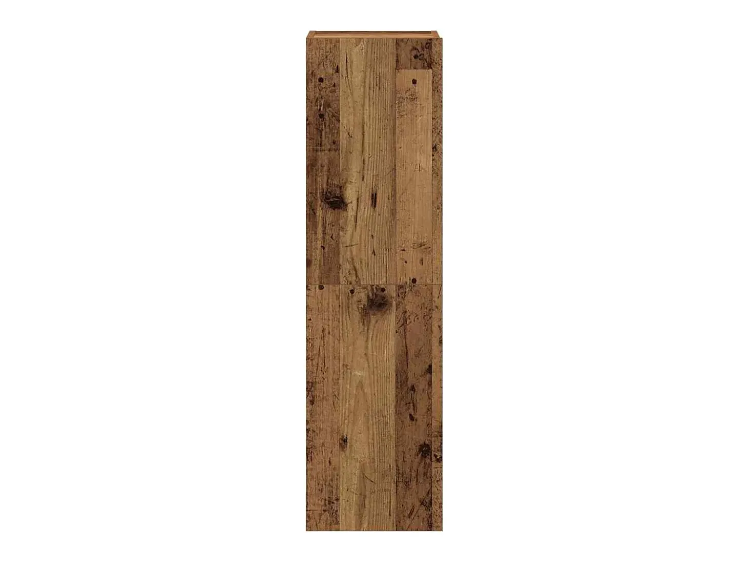 armários de TV montados na parede 4 pcs madeira velha