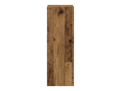 armários de TV montados na parede 4 pcs madeira velha