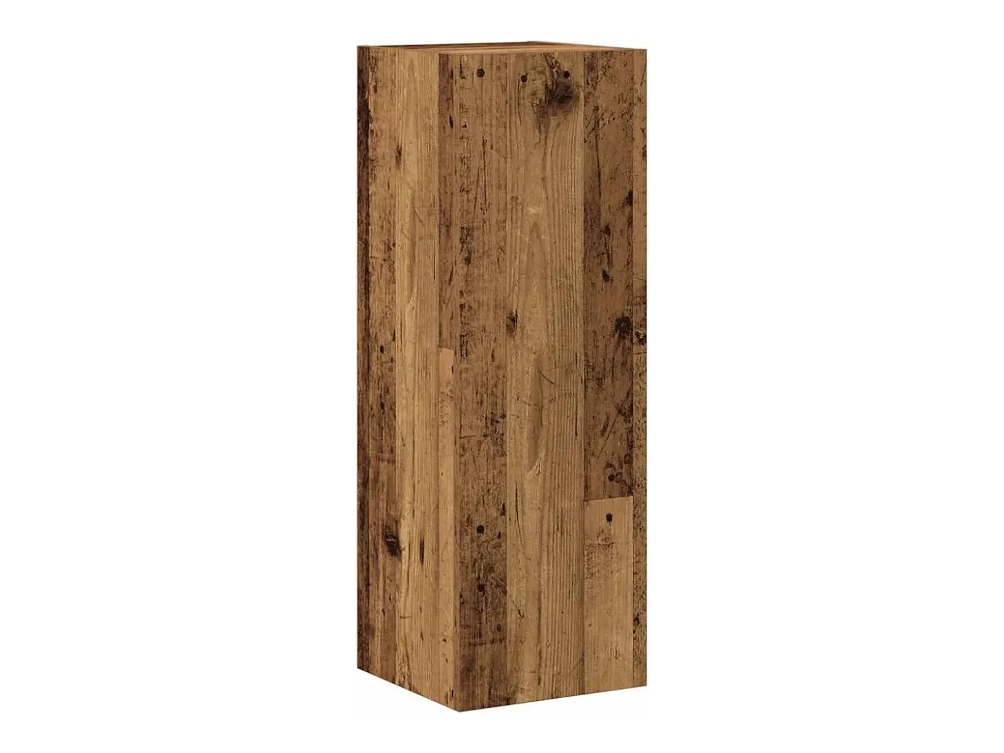 armários de TV montados na parede 4 pcs madeira velha