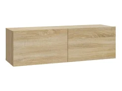 Armários parede 2pcs 100x30x30 cm derivados madeira sonoma PT231465