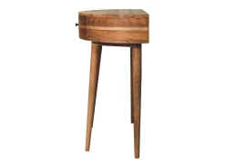 Artisan Furniture Madeira maciça Mesa Console Odyssey em Tom de Carvalho