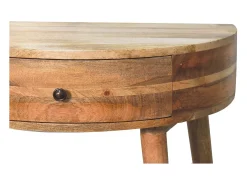 Artisan Furniture Madeira maciça Mesa Console Odyssey em Tom de Carvalho