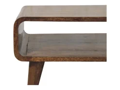 Artisan Furniture Mesa de centro com bordas arredondadas