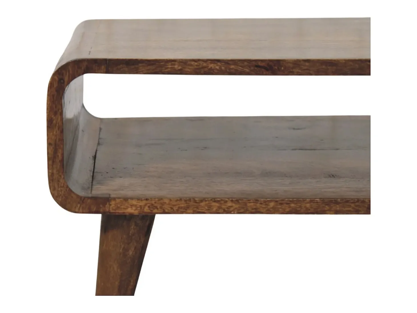 Artisan Furniture Mesa de centro com bordas arredondadas