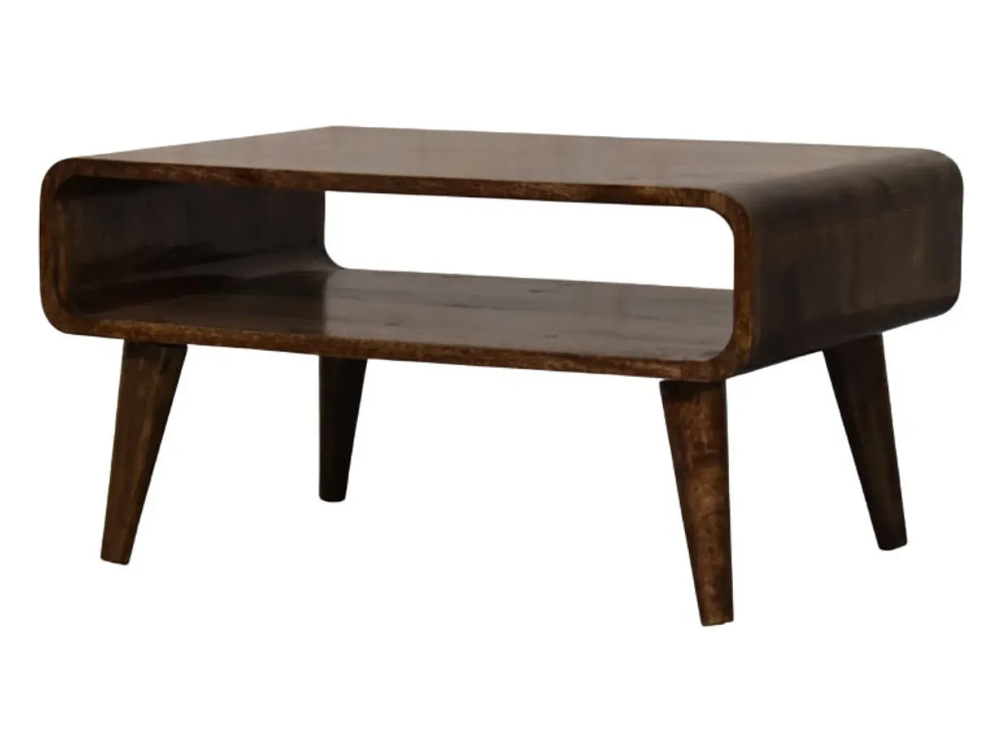 Artisan Furniture Mesa de centro com bordas arredondadas