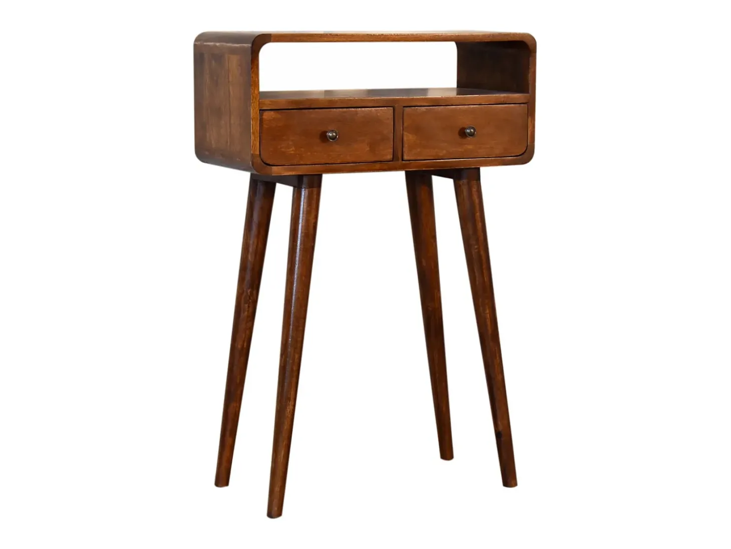Artisan Furniture Mini consola em castanheiro