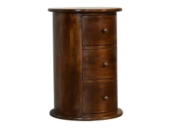 Baú com 3 gavetas Chestnut Drum